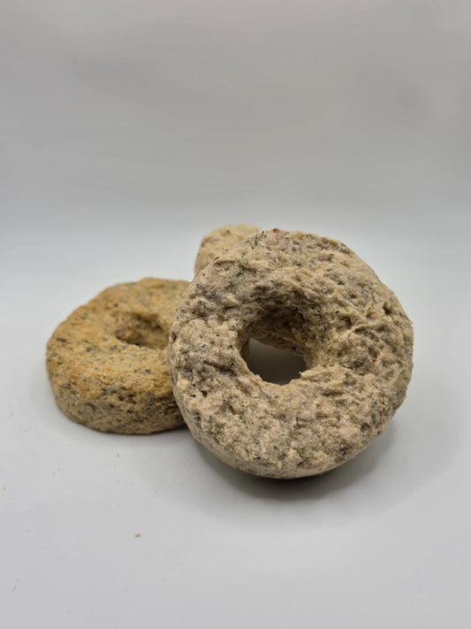 Chicken Cranberry Spinach Chia Seed Freeze Dried Donut